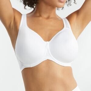 Wacoal Basic Beauty Underwire T-Shirt Bra sz 36D Wacoal 853192 sz 36D White